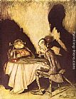 Arthur Rackham Canvas Paintings - Mother Goose Jack Sprat and His Wife